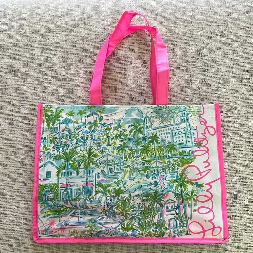 - Lilly Pulitzer Reusable Shopping Tote Bag